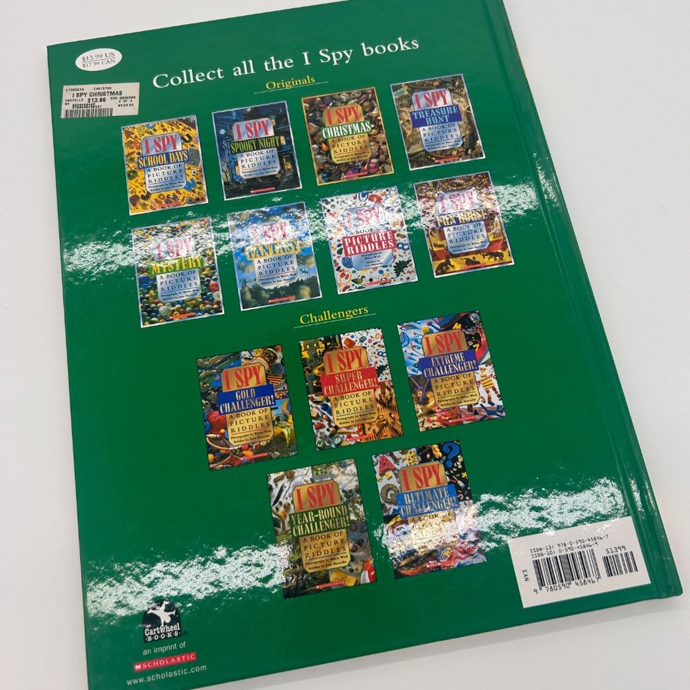 I Spy Christmas:  A Book of Picture Riddles - Hardcover - VERY GOOD - Picture 5 of 9